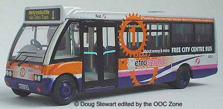 First Manchester Optare Solo Metroshuttle.